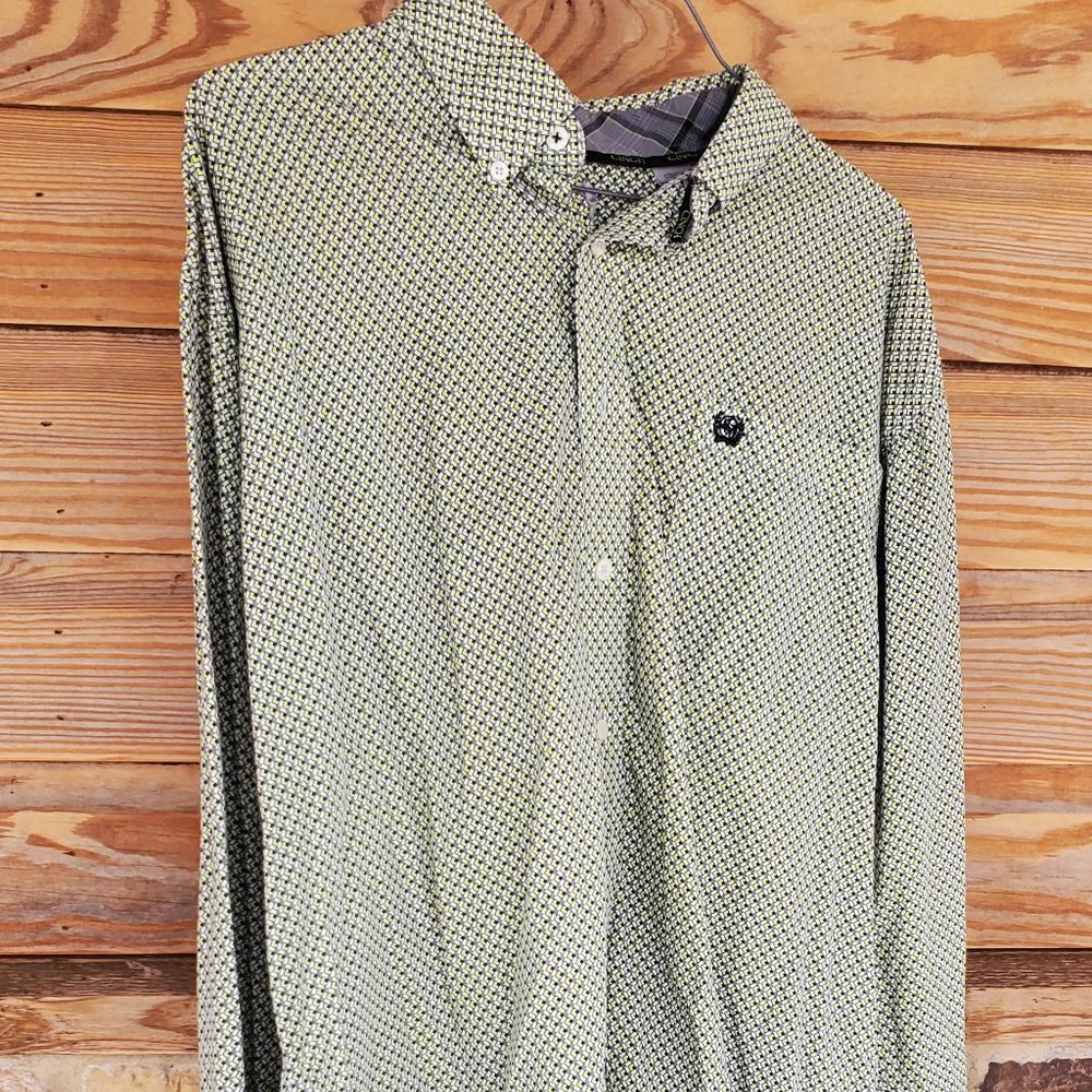 Men's Cinch western button down shirt size Large